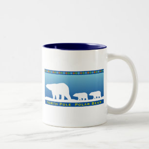 Taza Bicolor Oso Polar sobre Hielo