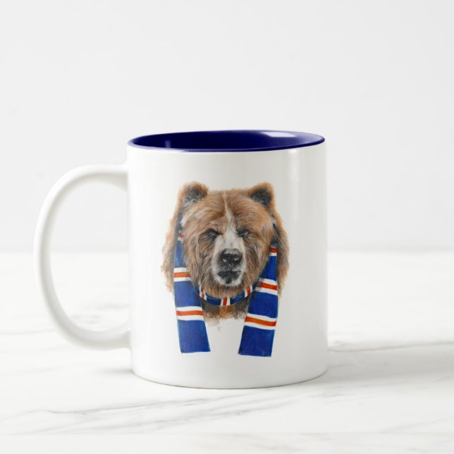 Taza Bicolor Oso Rangers - Ceramic Mug (Izquierda)