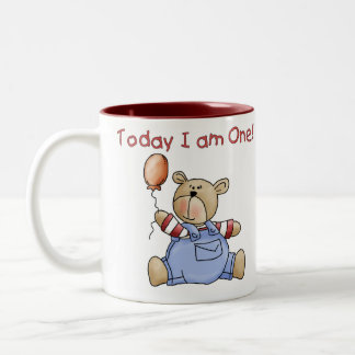 Taza Bicolor Oso soy hoy uno