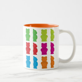 Taza Bicolor Osos gomosos
