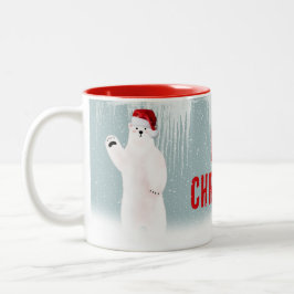 Taza Bicolor Osos polares navidades