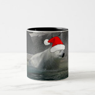 Taza Bicolor Osos polares navidades