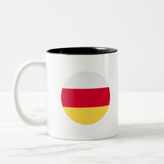 Taza Bicolor Ossetia Flag (Izquierda)