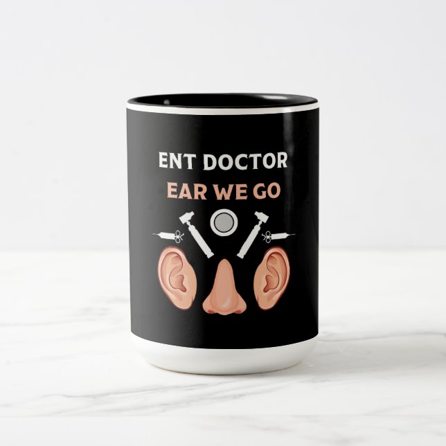 Taza Bicolor Otolaringología Otorhinolaringólogo (Centro)