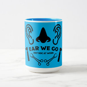 Taza Bicolor Otolaringología Otorhinolaringólogo