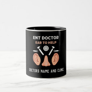 Taza Bicolor Otolaringología Otorhinolaringólogo