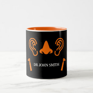 Taza Bicolor Otolaringología Otorhinolaringólogo