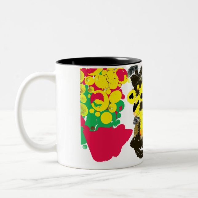 Taza Bicolor Otoño de búho (Izquierda)