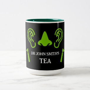 Taza Bicolor Otorrinolaringología Otorrinolaringólogo ENT   