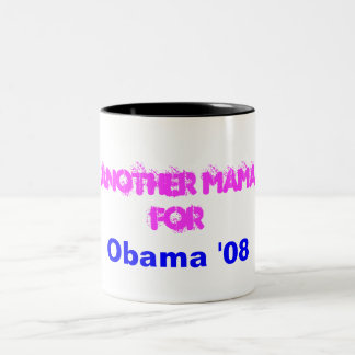 Taza Bicolor Otra mamá, para, Obama '08