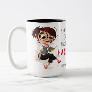 Taza Bicolor Otro día, otro factor de 15 oz
