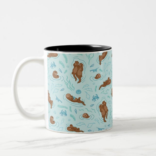 Taza Bicolor Otter fun light (Izquierda)