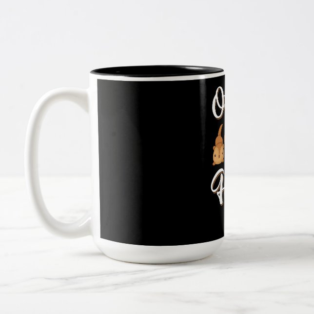 Taza Bicolor Otter Gift | Nueces me hacen feliz (Izquierda)
