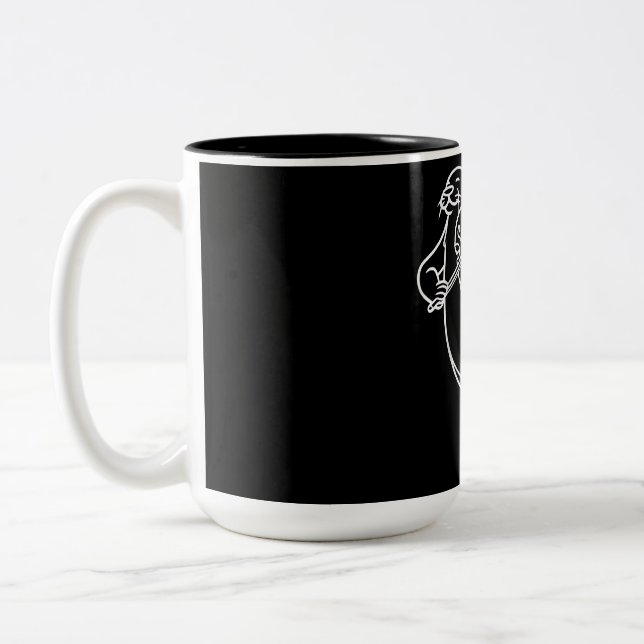 Taza Bicolor Otter Gift Violinista Jugando Música Viola (Izquierda)