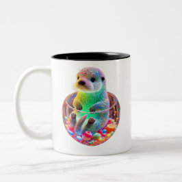 Taza Bicolor Otter marino maravilloso
