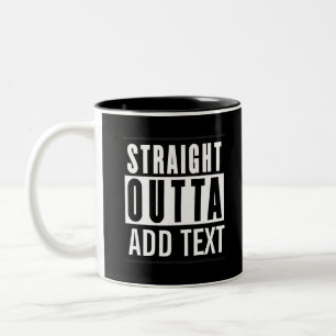 Taza Bicolor OUTTA DIRECTA añadir texto