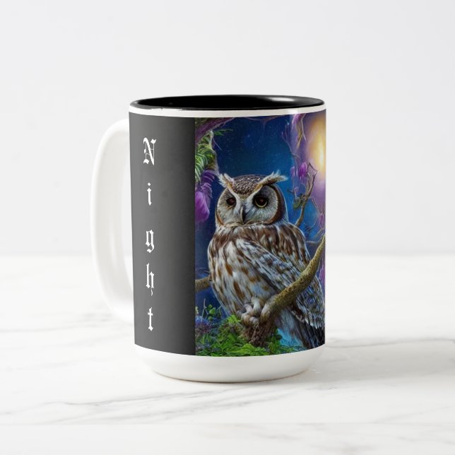 Taza Bicolor Oveja nocturna (Anverso izquierdo)
