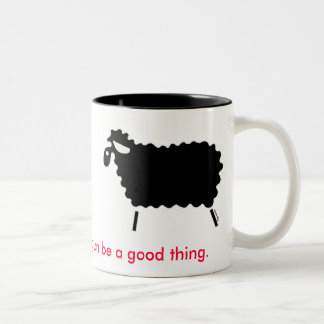 Taza Bicolor Ovejas negras
