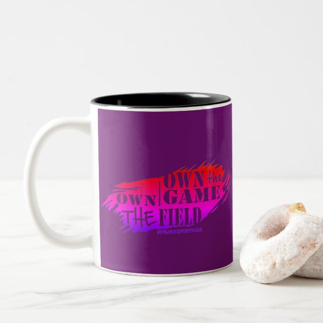 Taza Bicolor Own the Game (Con donut)