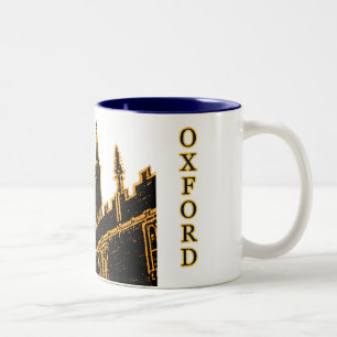 Taza Bicolor Oxford Inglaterra 1986 oros constructivos de los