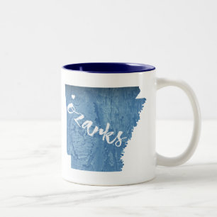 Taza Bicolor Ozarks, Grano de madera de Arkansas