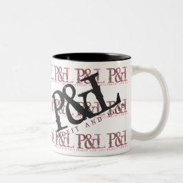 TAZA BICOLOR "P&L"