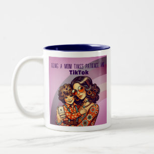 Taza Bicolor Paciencia y tiktok