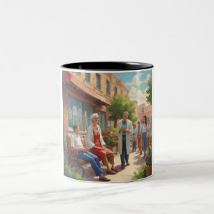 Taza Bicolor Paciente Primero: Tu Recordatorio Diario de Autocu