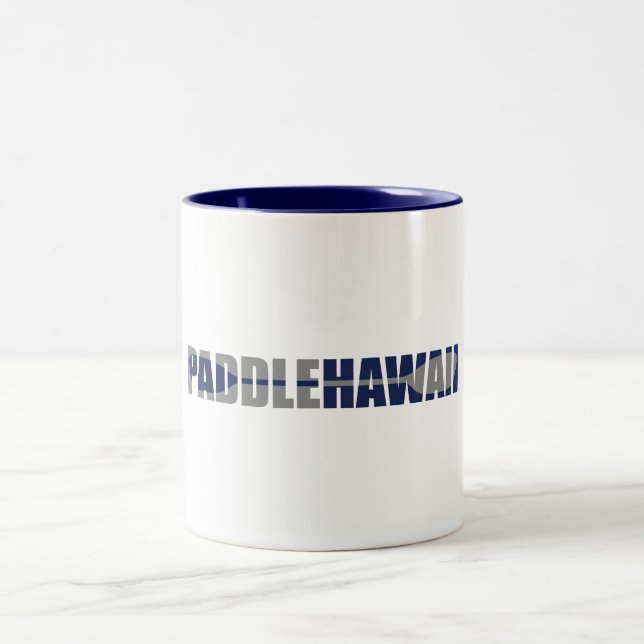 Taza Bicolor Paddle Hawaii Kayaking (Centro)