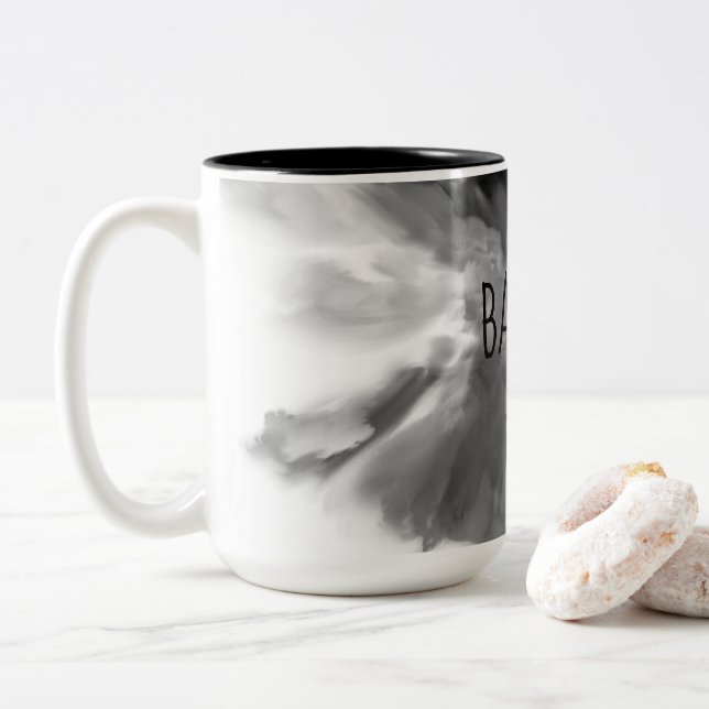 Taza Bicolor Padre Badass (Con donut)