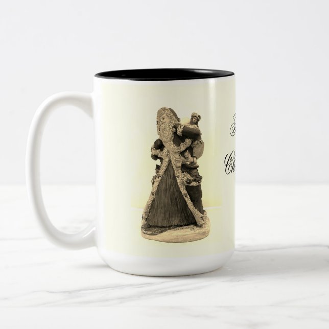 TAZA BICOLOR PADRE CHRISTAS (Izquierda)