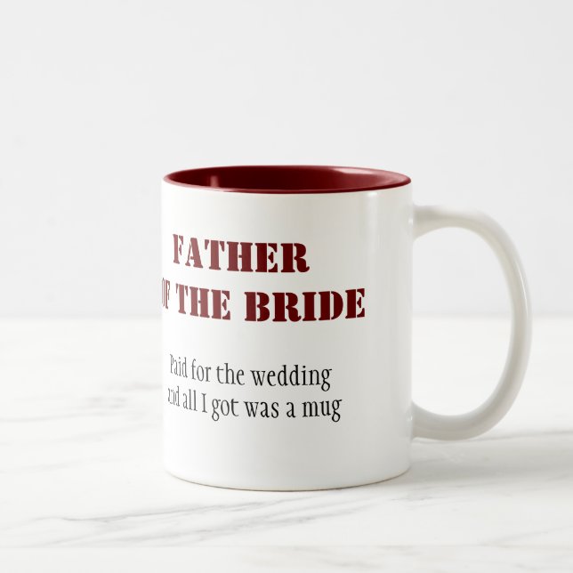 Taza Bicolor Padre de la novia (Derecha)