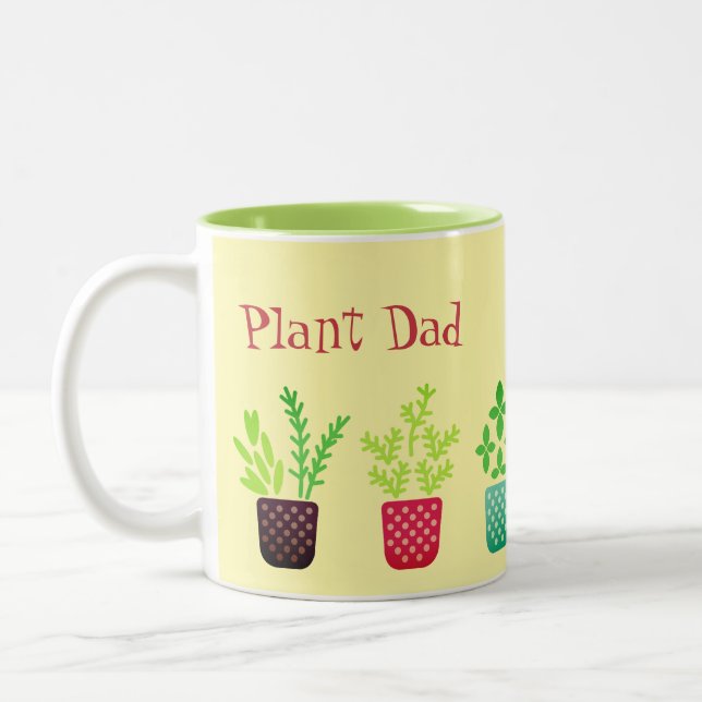 Taza Bicolor Padre de la planta (Izquierda)