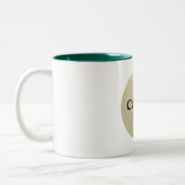 Taza Bicolor Padre Gato Minimalista Silueta Luna
