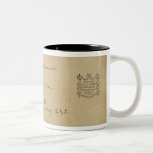 Taza Bicolor Página de título de los 'conciertos de Brandeburgo
