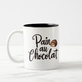 Taza Bicolor Pain au Chocolat Mug - Regalo de desayuno