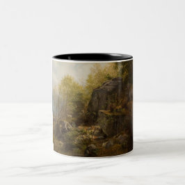 Taza Bicolor Paisaje cerca de Conway, Gales del Norte (por A.H.