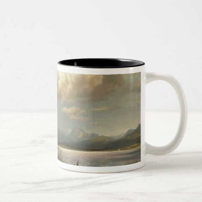 Taza Bicolor Paisaje de Baviera, 1856 (Derecha)