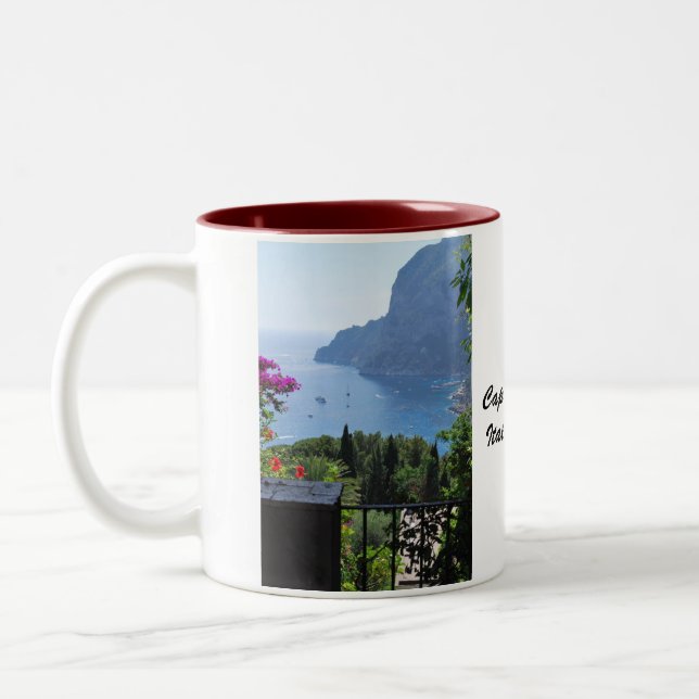 Taza Bicolor Paisaje de Capri (Izquierda)