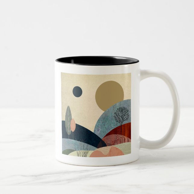 Taza Bicolor Paisaje de Fantasy Hills (Derecha)