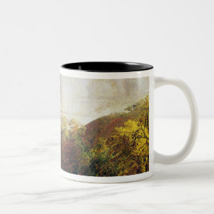 Taza Bicolor Paisaje, figuras y ganado
