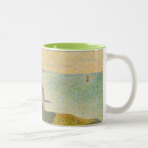 Taza Bicolor Paisaje marino de Jorte Pedro Seurat el   en el