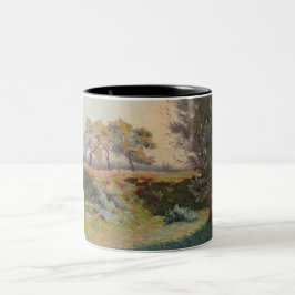Taza Bicolor Paisaje rural (por Léo Gausson)