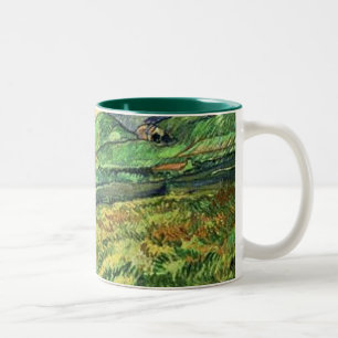 Taza Bicolor Paisaje rústico y elegante en la pintura de Saint 