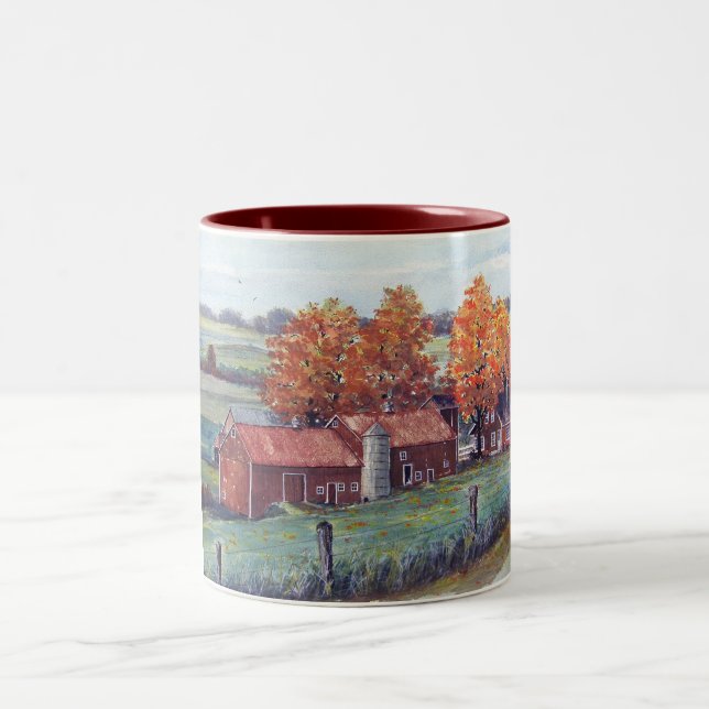 Taza Bicolor Paisaje-taza de Wisconsin (Centro)