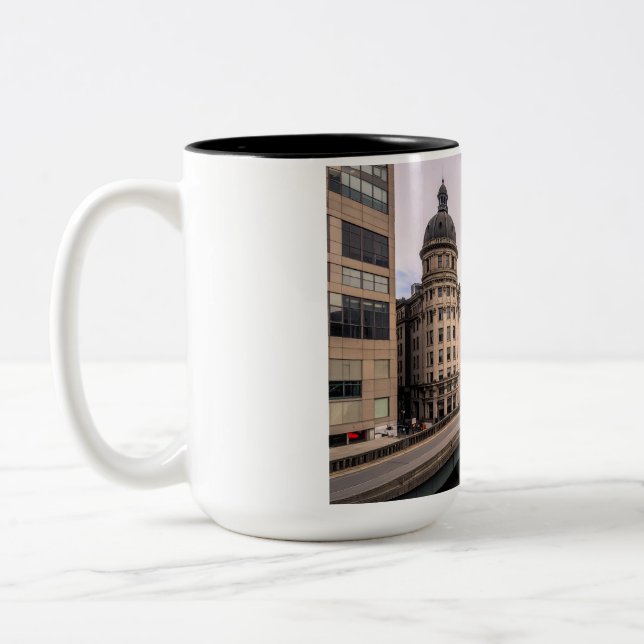 Taza Bicolor paisaje urbano (Izquierda)