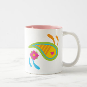 Taza Bicolor Paisley Fun