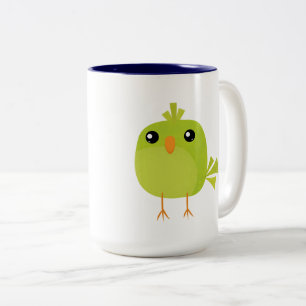 Taza Bicolor Pajaritos lindos