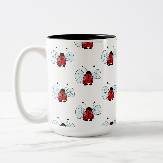 Taza Bicolor Pájaro (Izquierda)