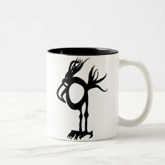 Taza Bicolor Pájaro